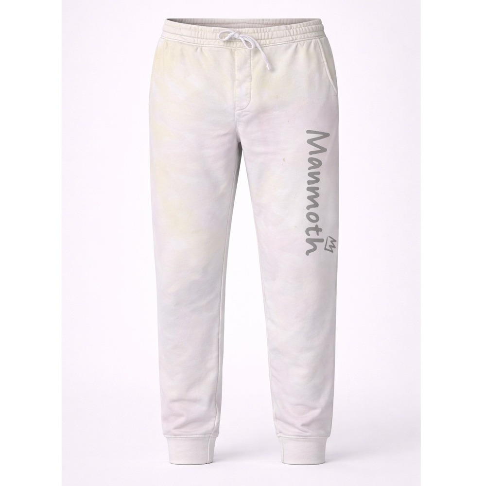 Mammoth Jogger Sweatpants Mens Medium Tie Dye Fleece Drawstring Logo Casual Soft